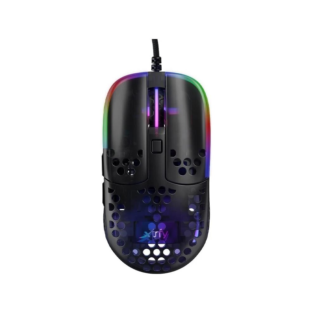 XTRFY Gaming Mouse MZ1 RGB Transparent herní myš černá