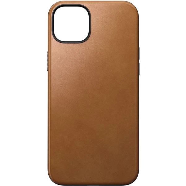 Nomad Modern Leather MagSafe kryt iPhone 15 Plus english tan - Pouzdra - Obrázek L8CS100501
