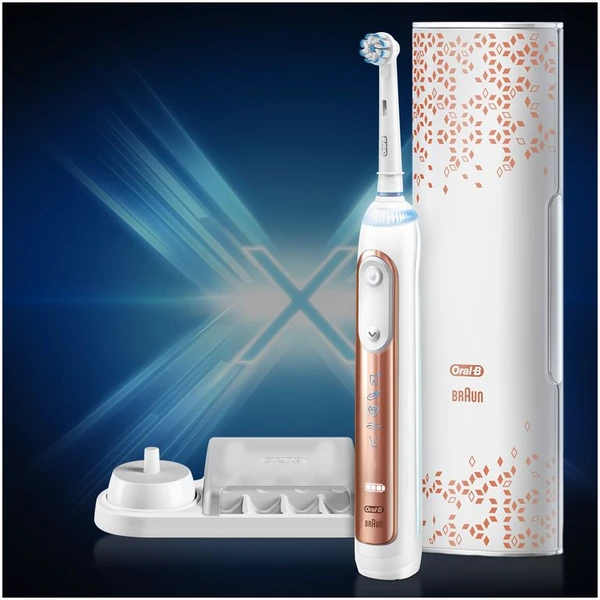Oral-B Genius X 20100S chytrý zubní kartáček růžově zlatý - Zubní kartáčky - Obrázek L8FW400301