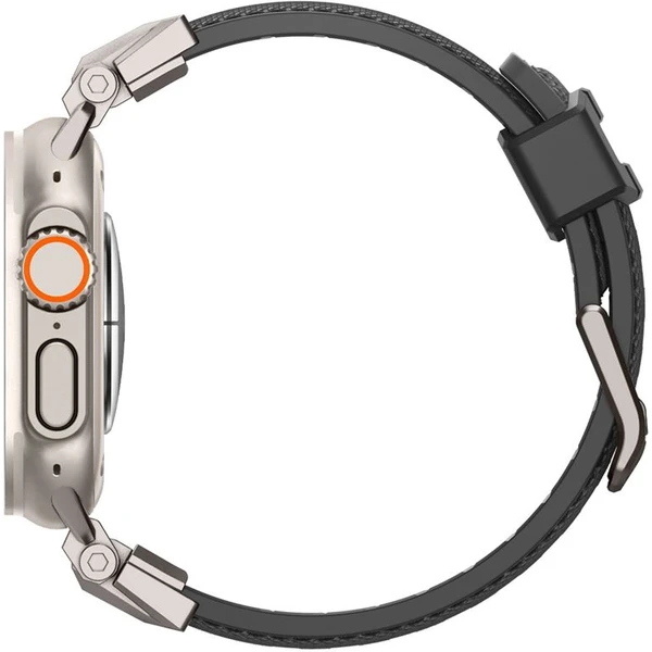 Spigen DuraPro Armor řemínek Apple Watch Ultra 49/46/45/44/42mm stříbrný/černý - Řemínky - Obrázek L8N5000701
