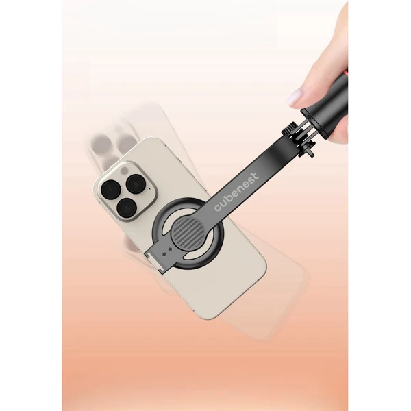 Cubenest SLS01 Selfie tyč a Tripod s MagSafe černá - Držáky - Obrázek L8S8000J01