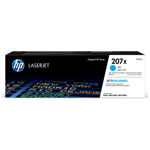 Toner HP W2211X, č. 207X - azurový