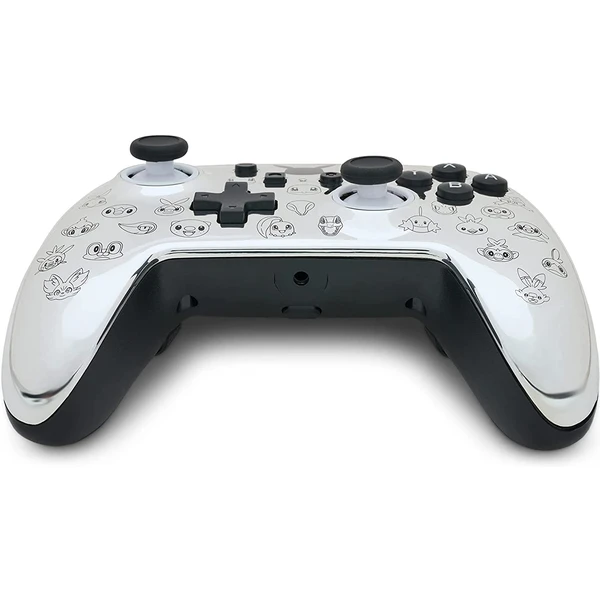 PowerA Enhanced drátový herní ovladač - Pikachu Black & Silver (Switch) - Herní ovladače - Obrázek L941G00101
