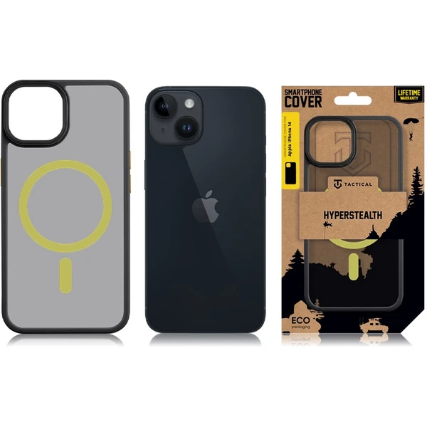 Tactical MagForce Hyperstealth 2.0 kryt iPhone 14 Black/Yellow - Pouzdra - Obrázek L955000P01