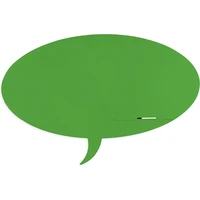 Rocada Skin Shape Talk 6440-6018 magnetická tabule zelenožlutá RAL 6018 - Magnetické tabule
