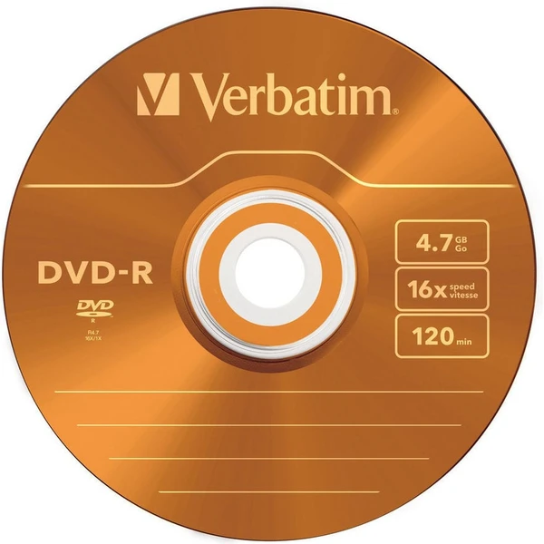 VERBATIM DVD-R(5 ks)Slim/Colour/16x/4.7GB - Optické disky - Obrázek L9P2000P01