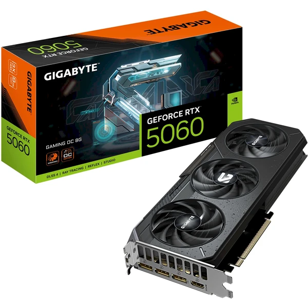 GIGABYTE NVIDIA GeForce RTX 5060 GAMING OC 8G - Grafické karty - Obrázek L9UF000J01