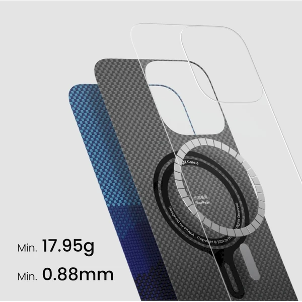 Pitaka Tactile Woven Case kryt iPhone 16 Pro Max StarPeak Over the Horizon - Pouzdra - Obrázek LA88000O01