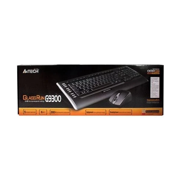 A4tech 9300F CZ bezdrátový set - Klávesnicové sety - Obrázek LACA300301