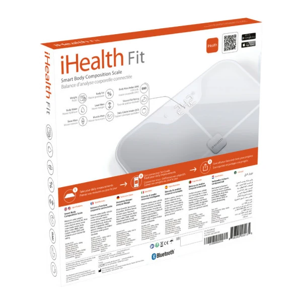 iHealth FIT HS2S chytrá váha bílá - Chytré váhy - Obrázek LAK6100301