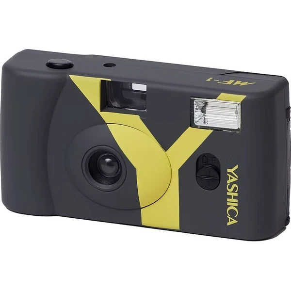 YASHICA MF-1 Snapshot Art Camera analogový fotoaparát šedý - Fotoaparáty - Obrázek LAKR000K01