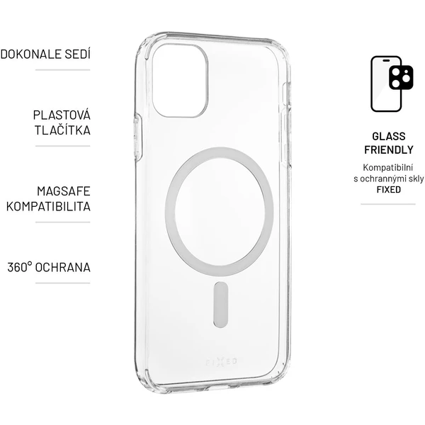 FIXED MagPure kryt s Magsafe Apple iPhone 11 čirý - Pouzdra - Obrázek LBEH100501