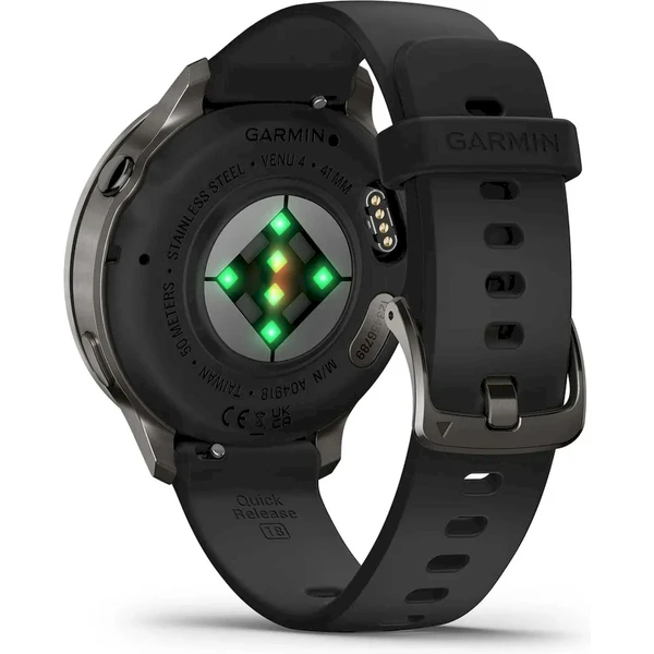 Garmin Venu 4 (41 mm) Slate / Černý silikonový řemínek - Chytré hodinky - Obrázek LBTI000K01