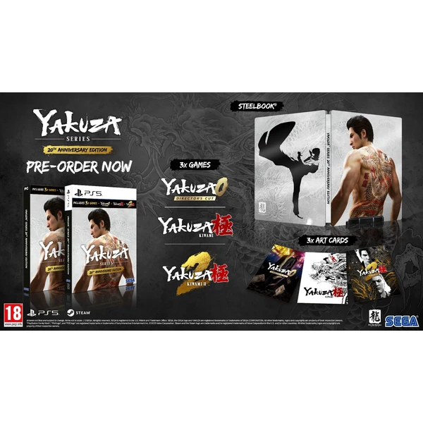 Yakuza 20th Anniversary Edition (3 disky) (PS5) - Hry pro PS5 - Obrázek LCHK000K01