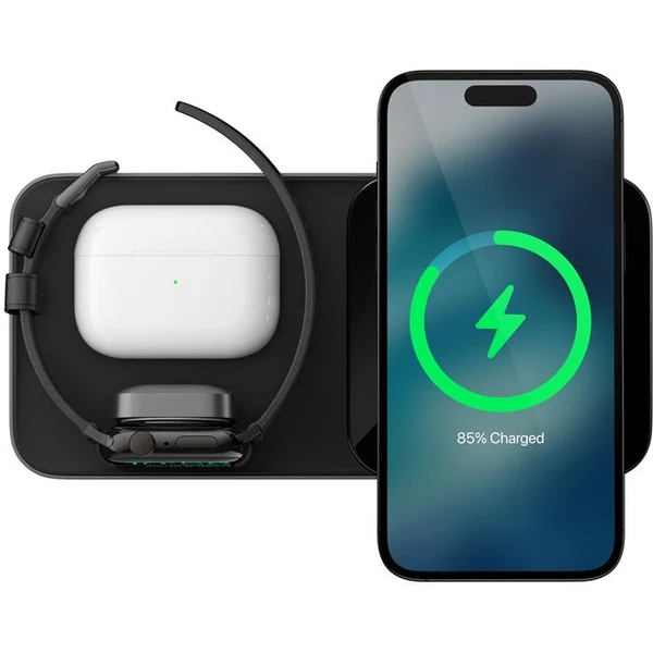 Nomad Base One Max 3in1 MagSafe bezdrátová nabíječka černá - Nabíječky - Obrázek LCO2000L01