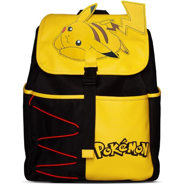 Difuzed batoh Pokémon - Playful 3D Pikachu Černá/Žlutá