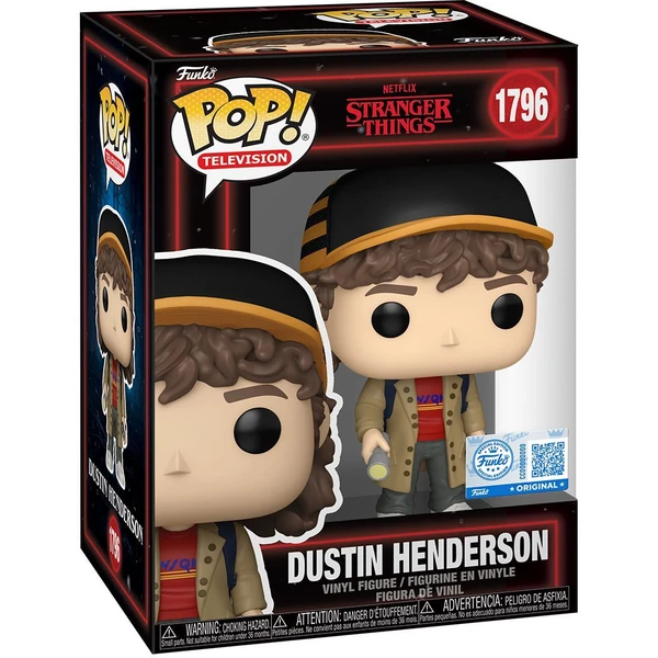 Funko POP! #1796 TV: Stranger Things S5 - Dustin Henderson - Funko POP! - Obrázek LCYL000K01