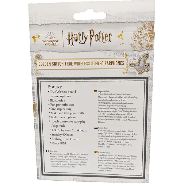 Lazerbuilt TWS sluchátka Harry Potter - Snitch - Sluchátka - Obrázek LDBG000K01