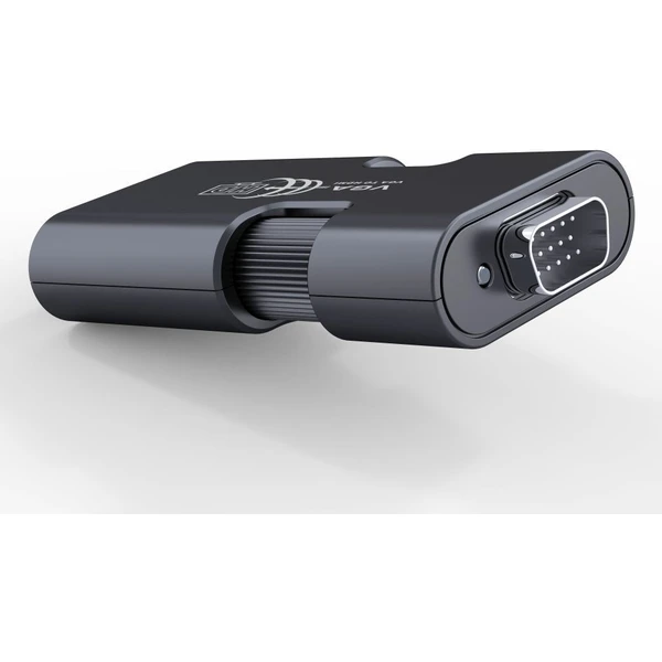 PremiumCord VGA + 3,5mm -> HDMI elektronická redukce černá - Kabely a redukce - Obrázek LDSU000501
