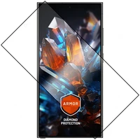 FIXED Armor prémiové tvrzené sklo s aplikátorem Samsung Galaxy S24 Ultra černé - Ochranné folie a skla