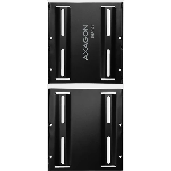 AXAGON RHD125B kovový rámeček pro 1x 2.5' HDD/SSD do 3.5' pozice černý - Rámečky na disky - Obrázek LF7HF00101