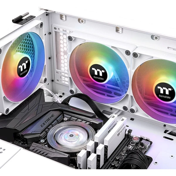 Thermaltake CT120 ARGB 2-Pack bílá - Ventilátory pro PC - Obrázek LG0M000K01