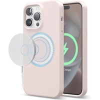 ELAGO silikonový kryt s MagSafe pro iPhone 14 Pro Max křídově růžový - Pouzdra