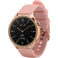 Garett Smartwatch Veronica zlatá, růžový řemínek - Chytré hodinky