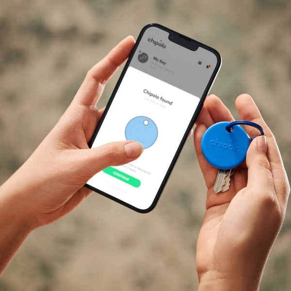 Chipolo POP Bluetooth lokátor modrý - Lokátory - Obrázek LGIE000O01
