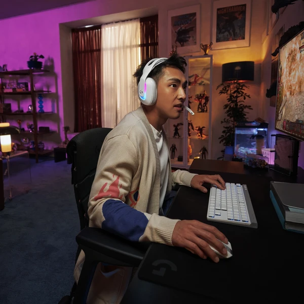Logitech G522 LIGHTSPEED bezdrátová herní sluchátka bílá - Sluchátka - Obrázek LGRF000L01