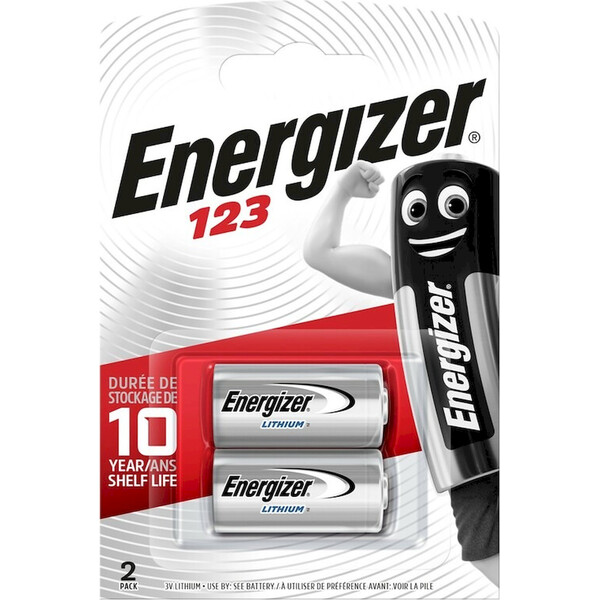 Energizer Lithium 123 1500mAh 2ks E300783702