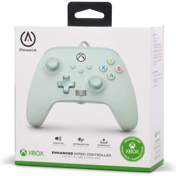 PowerA Enhanced drátový herní ovladač (Xbox) bledě modrý - Herní ovladače - Obrázek LIC9700301