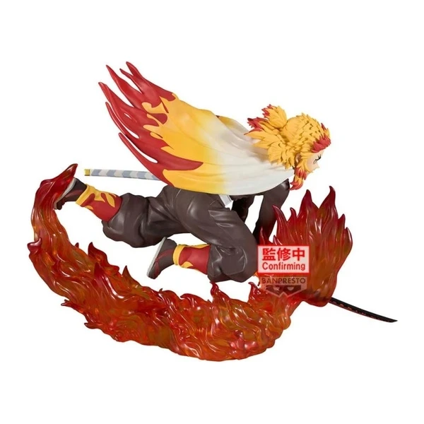 Figurka Bandai Banpresto Demon Slayer: Kimetsu no Yaiba (VIBRATION STARS) - Kyojuro Rengoku 14 cm - Figurky - Obrázek LIMI000K01