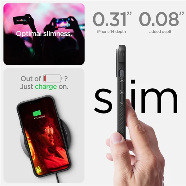 Spigen Rugged Armor Mag kryt iPhone 14 černý - Pouzdra - Obrázek LIZG300401