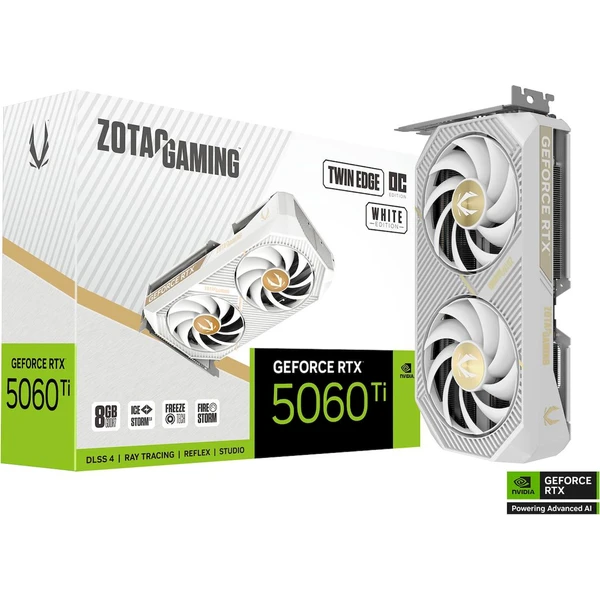 ZOTAC NVIDIA GeForce RTX 5060 Ti Twin Edge OC White - Grafické karty - Obrázek LJLI000K01
