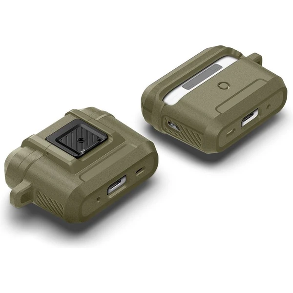 Spigen Lock Fit odolné pouzdro Apple AirPods Pro 2 gen. vintage khaki - Pouzdra - Obrázek LKK0000N01