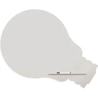 Rocada Skin Shape Idea 6461-7035 magnetická tabule světle šedá RAL 7035 - Magnetické tabule
