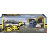 Mattel Hot Wheels Premium Speed Waze, Classic Hydroplane, Citroen H Van, Toyota Stout Drift Truck - Hračky
