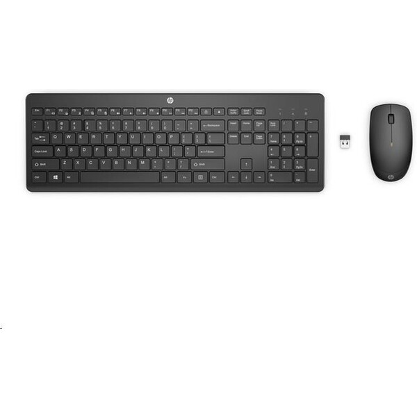 HP 230 Wireless Keyboard & Mouse CZ/SK Černá