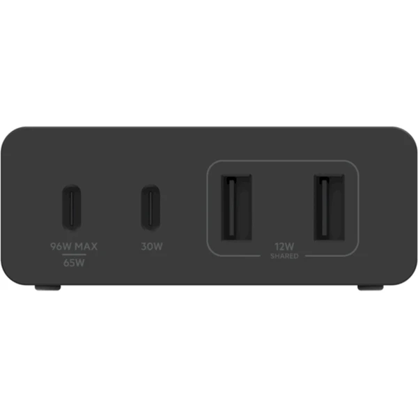 Belkin BoostCharge PRO 4portová GaN nabíjecí stanice (108W) s Power Delivery, černá  - Nabíječky - Obrázek LKT6000K01
