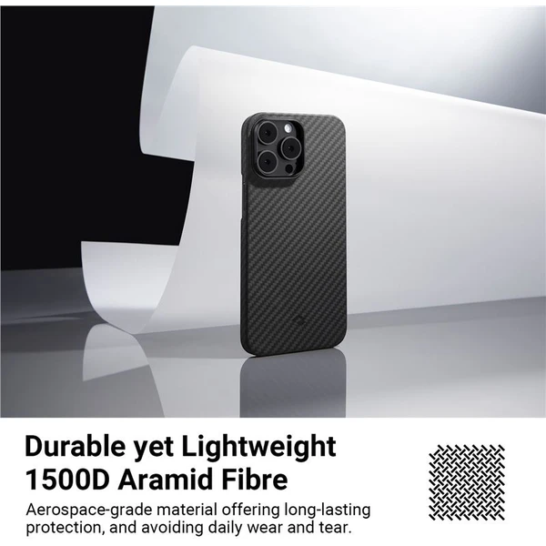 Pitaka MagEZ 3 1500D case, black/grey - iPhone 14 Pro - Pouzdra - Obrázek LML9000601