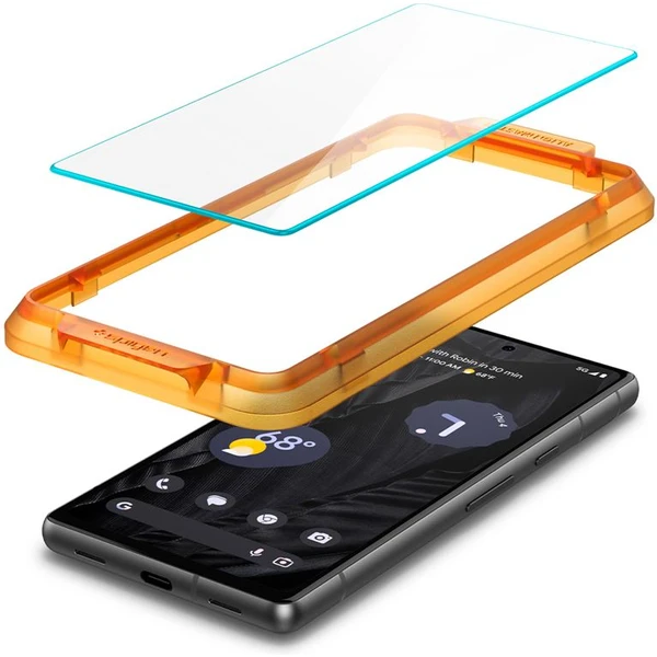 Spigen Glass AlignMaster 2 Pack tvrzené sklo pro Google Pixel 7a čiré - Ochranné folie a skla - Obrázek LMV1000701