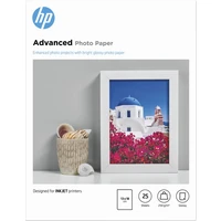 HP Advanced Glossy Photo Paper 25 listů/13 x 18 cm bezokrajový tisk - Fotopapíry