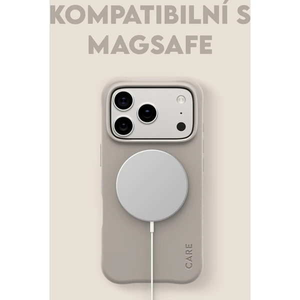 PanzerGlass® CARE Samba kryt s MagSafe Apple iPhone 17 Pro Vanilla - Pouzdra - Obrázek LNDH000K01