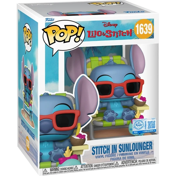 Funko POP! Premium #1639 Lilo & Stitch - Stitch in Sunlounger - Funko POP! - Obrázek LO0J000K01
