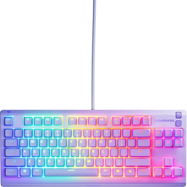 SteelSeries Apex 3 TKL 64940 Fialová