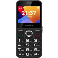 myPhone Halo 3 Senior s nabíjecím stojánkem černý - Mobilní telefony
