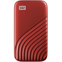 WD My Passport externí SSD 500GB červený - SSD disky