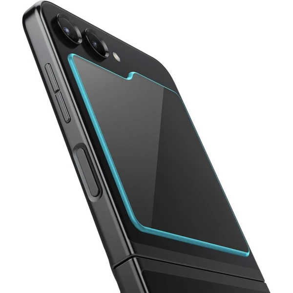 Spigen Glass tR EZ Fit Cover 2 Pack tvrzené sklo Samsung Galaxy Z Flip5 - Ochranné folie a skla - Obrázek LPJ6G00101