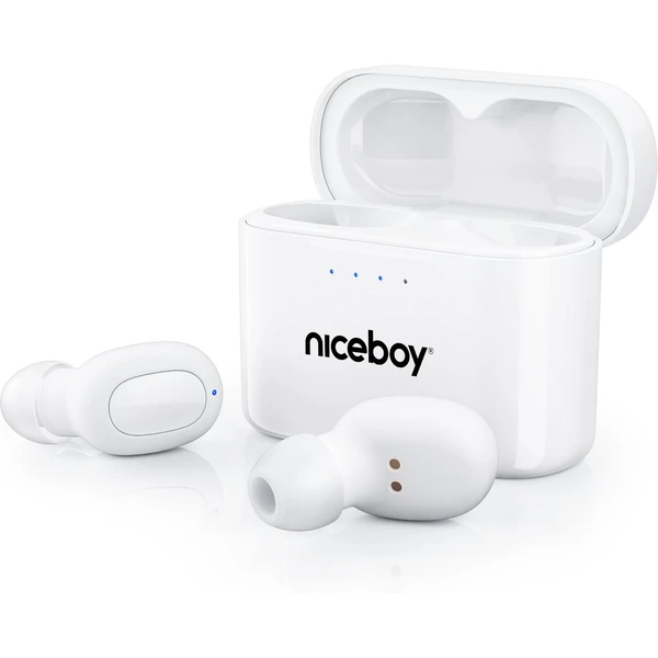 Niceboy HIVE Podsie 4 bezdrátová sluchátka bílá - Sluchátka - Obrázek LPUE000L01